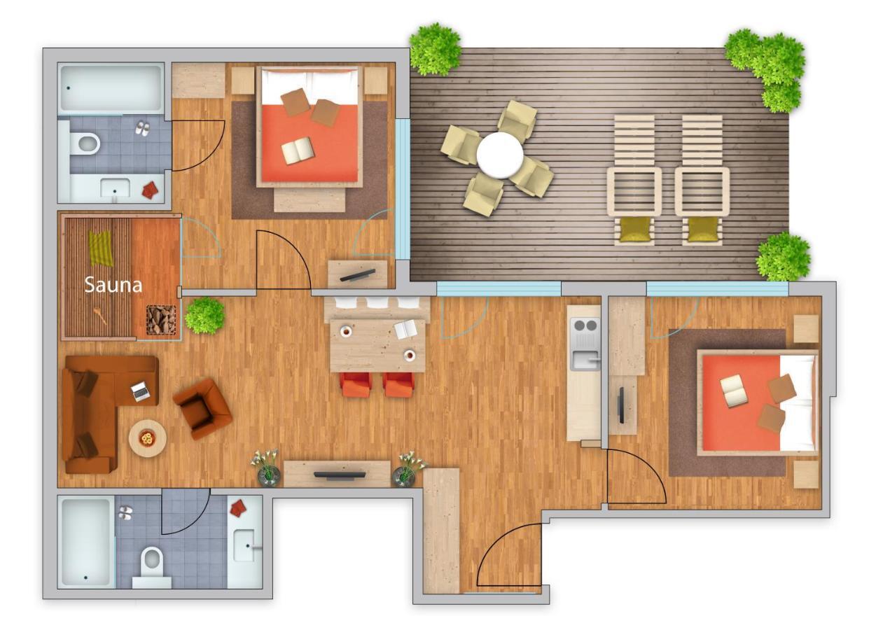 Apartament Residenz Fliana Deluxe Mathon Zewnętrze zdjęcie